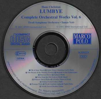 CD H.C. Lumbye: Hans Christian Lumbye Complete Orchestral Works Volume 6