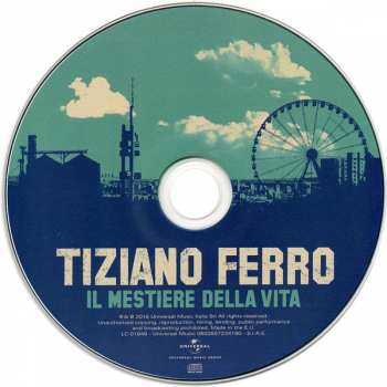CD Tiziano Ferro: Il Mestiere Della Vita