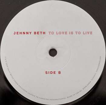 LP Jehnny Beth: To Love Is to Live