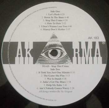 LP Toad: Stop This Crime