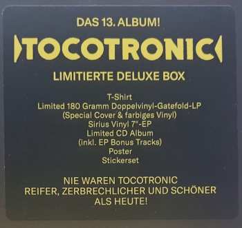 2LP/CD/SP/Dobozkészlet Tocotronic: Nie Wieder Krieg LTD | CLR