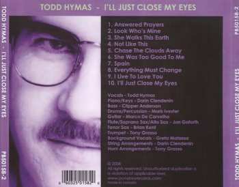 CD Todd Hymas: I'll Just Close My Eyes