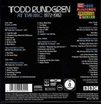 3CD/DVD/Dobozkészlet Todd Rundgren: At The BBC 1972-1982