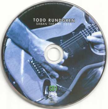 LP Todd Rundgren: Saban Theatre 2016 (blue Marble Color Vinyl)