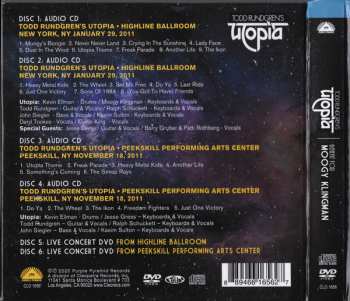 4CD/2DVD/Dobozkészlet Utopia: Benefit For Moogy Klingman