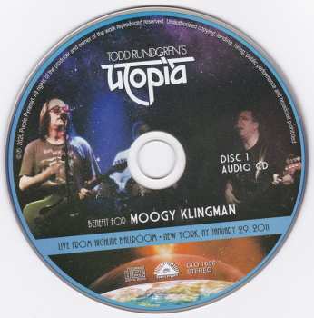 4CD/2DVD/Dobozkészlet Utopia: Benefit For Moogy Klingman