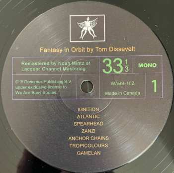 2LP Tom Dissevelt: Fantasy In Orbit. Round The World With Electronic Music By Tom Dissevelt / Fantasy In Orbit: An Astronaut's Impressions While Orbiting The Earth LTD