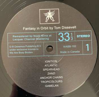 2LP Tom Dissevelt: Fantasy In Orbit. Round The World With Electronic Music By Tom Dissevelt / Fantasy In Orbit: An Astronaut's Impressions While Orbiting The Earth LTD