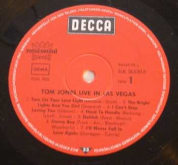 LP Tom Jones: Live In Las Vegas