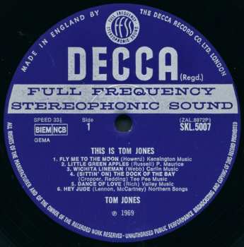 LP Tom Jones: This Is Tom Jones