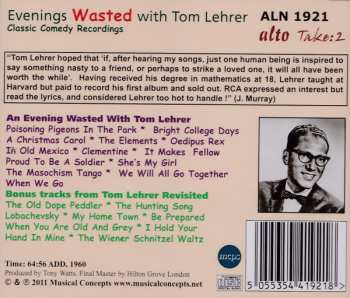 CD Tom Lehrer: Evenings Wasted with Tom Lehrer