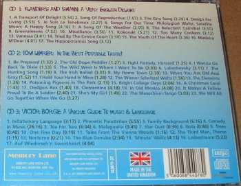 3CD/Dobozkészlet Tom Lehrer: The Very Best Of Tom Lehrer, Victor Borge And Flanders & Swann