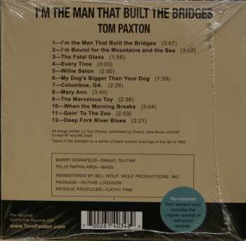 CD Tom Paxton: I'm The Man That Built The Bridges