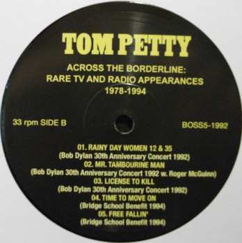 LP Tom Petty: Across The Borderline: Rare TV & Radio Appearances 1978-1994