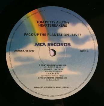 2LP Tom Petty And The Heartbreakers: Pack Up The Plantation Live!