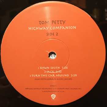 2LP Tom Petty: Highway Companion