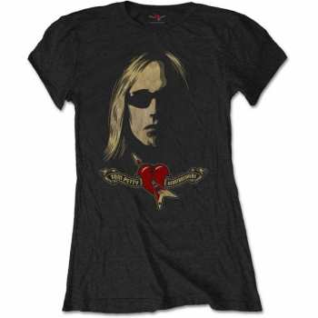 Merch Tom Petty And The Heartbreakers: Női Póló Shades & Logo Tom Petty & The Heartbreakers 