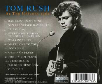 CD Tom Rush: At The Unicorn 1962