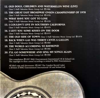 CD Tom T. Hall: Nashville Storyteller