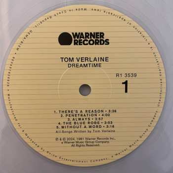 4LP/Dobozkészlet Tom Verlaine: Souvenir From A Dream: The Tom Verlaine Albums (1979-1984) LTD | CLR
