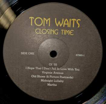 LP Tom Waits: Closing Time