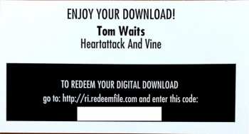 LP Tom Waits: Heartattack And Vine