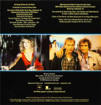 CD Tom Waits: One From The Heart (Music From The Motion Picture) 