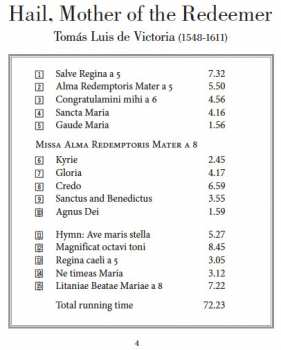 CD The Sixteen: Hail, Mother Of The Redeemer
