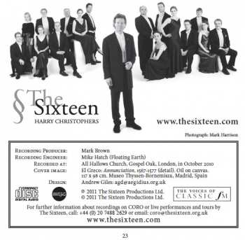 CD The Sixteen: Hail, Mother Of The Redeemer