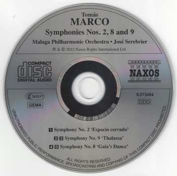 CD Jose Serebrier: Symphonies Nos. 2, 8 And 9
