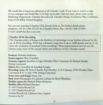 CD Tomaso Albinoni: Double Oboe Concertos & String Concertos - Volume II