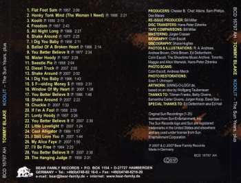 CD Tommy Blake: Koolit - The Sun Years, Plus