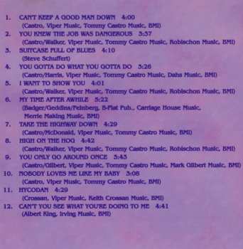 CD Tommy Castro: Can't Keep A Good Man Down