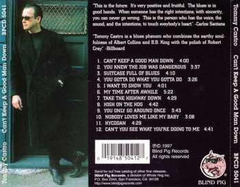 CD Tommy Castro: Can't Keep A Good Man Down