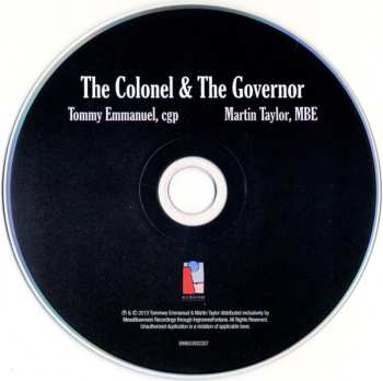 CD Tommy Emmanuel: The Colonel & The Governor