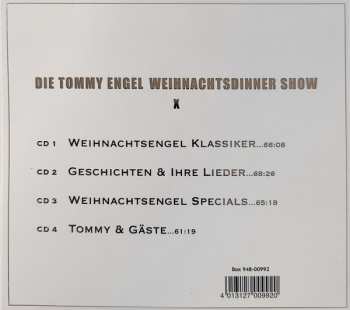 4CD/Dobozkészlet Tommy Engel: Weihnachtsengel X (Die Tommy Engel Weihnachtsdinner Show)