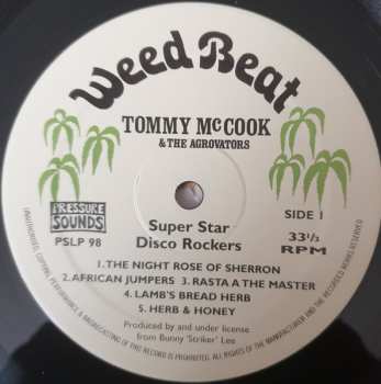 LP Tommy McCook: Super Star - Disco Rockers