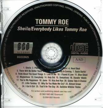 CD Tommy Roe: Sheila / Everybody Likes Tommy Roe