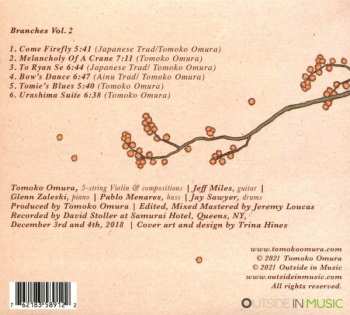 CD Tomoko Omura: Branches Vol 2