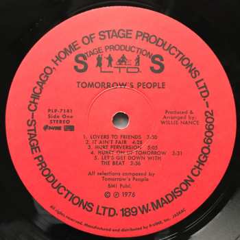 LP Tomorrow's People: Open Soul LTD