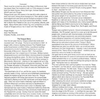 CD Tongue: Keep On Truckin' With Tongue