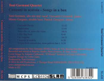 CD Toni Germani Quartet: Canzoni In Scatola (Songs In A Box)