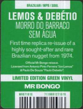 SP Toninho Lemos: Morro Do Barraco Sem Água / Retrato da Vida LTD | CLR