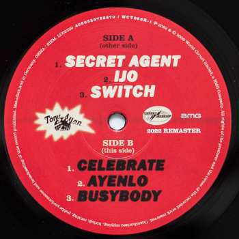 2LP Tony Allen: Secret Agent