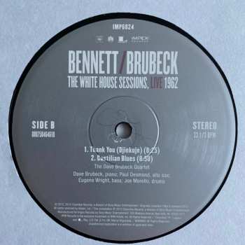 2LP Tony Bennett: The White House Sessions, Live 1962