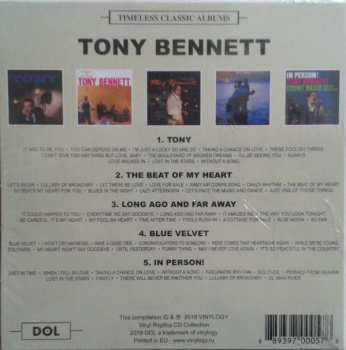 5CD/Dobozkészlet Tony Bennett: Timeless Classic Albums