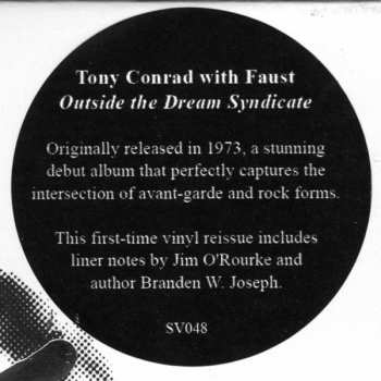 LP Tony Conrad: Outside The Dream Syndicate