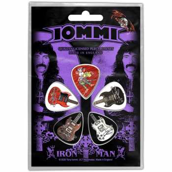 Merch Tony Iommi: Gitár pengető készlet Iron Man