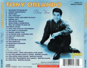 CD Tony Orlando: Bless You