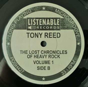 LP/CD Tony Reed: The Lost Chronicles of Heavy Rock Volume 1 LTD